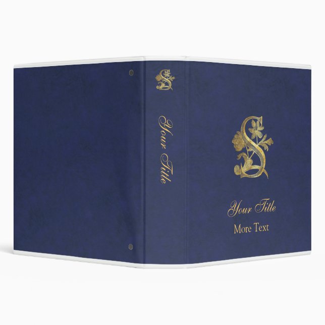 Classeur Monogramme floral S (Arrière-plan)