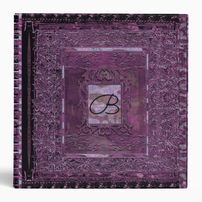 Classeur Monogramme gothique de l'après-midi de Cordell (Devant)