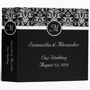Classeur Monogramme grand noir d'insignes