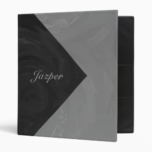 Classeur Monogramme gris ardoise