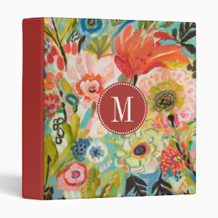 Classeur Monogramme   Jardin secret Floral III
