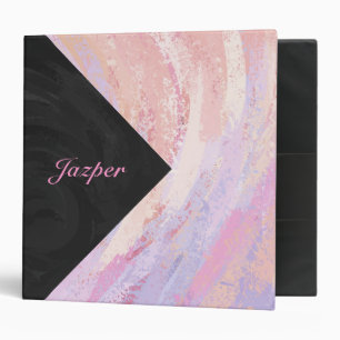Classeur Monogramme rose clair