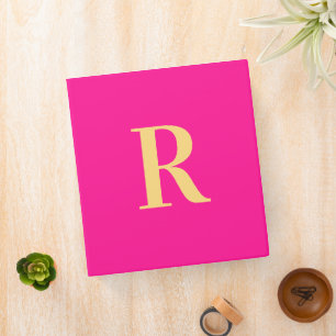Classeur Monogramme simple moderne