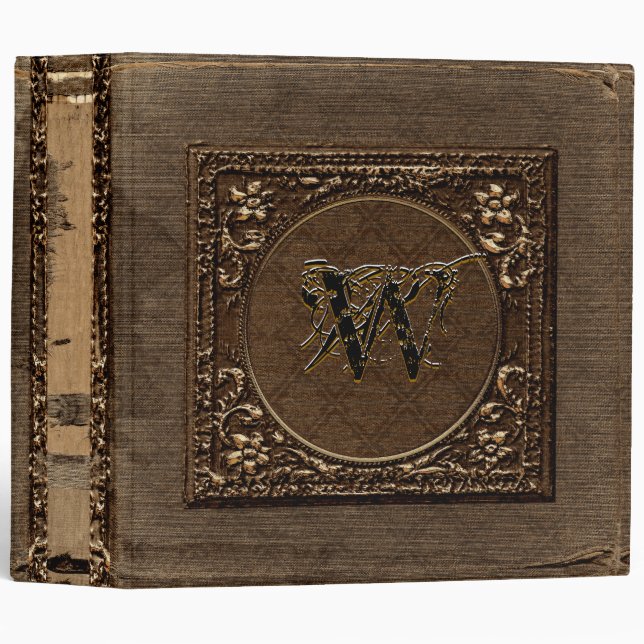 Classeur Monogramme victorien de Fellowsbey Hennipan (Devant/Côté)