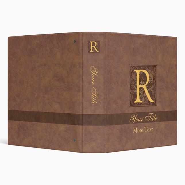 Classeur Monogramme vintage (Arrière-plan)