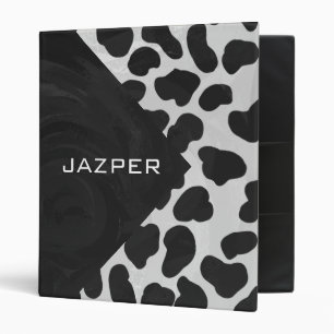 Classeur Monographie dalmate noir et blanc
