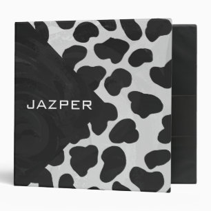 Classeur Monographie dalmate noir et blanc