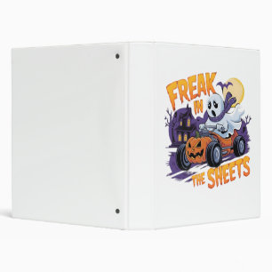 CLASSEUR MONSTRE D'HALLOWEEN DANS LE DRAP