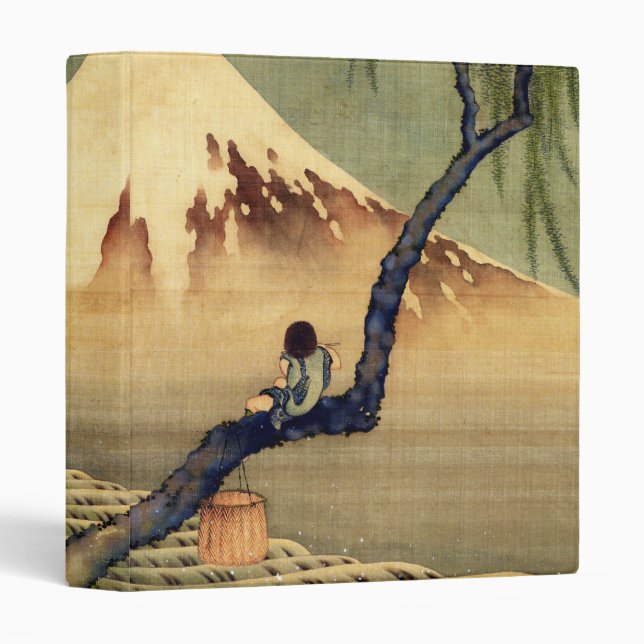 Classeur Mont Fuji Japonais Vintage (Devant/Côté)