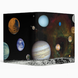 Classeur Montage d'images de l'espace du système solaire Vo