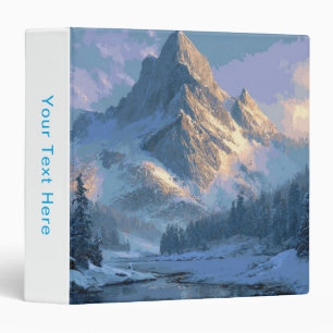 Classeur Montagne enneigée