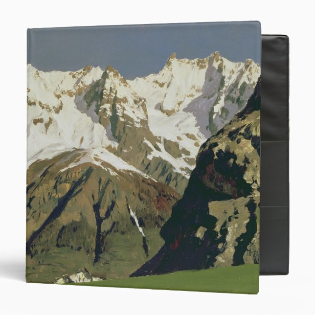 Classeur Montagnes de Mont Blanc, 1897 (Devant/Intérieur)