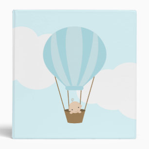 Classeur Montez et partez ! Baby Boy in Hot Air Balloon