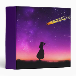 Classeur Montres Fille Meteor Crash Sous Un Ciel Violet