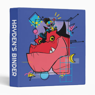 Classeur Moon Girl and Devil Dinosaur Memphis Pop Graphisme