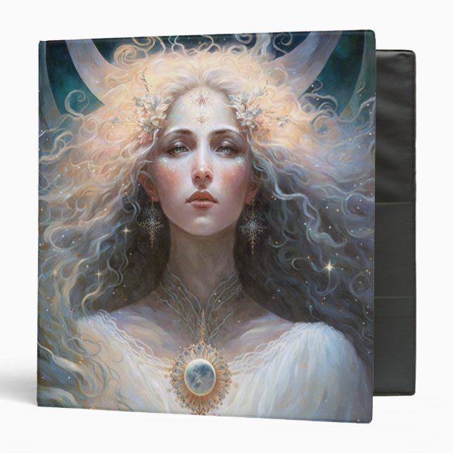 Classeur Moon Goddess Imaginaire Art (Devant/Intérieur)