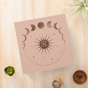 Classeur Moon Phase Bronze Peach Monogram Spbook