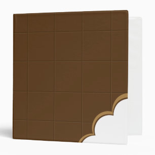 Classeur Morsure de chocolat drôle