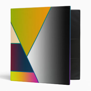 Classeur MOSAIC rayures triangles couleur II + vos idées