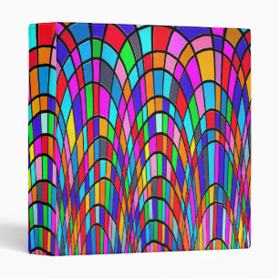 Classeur Mosaïque de verre coloré Art abstrait