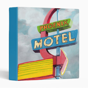 Classeur Motel de Phoenix d'aquarelle