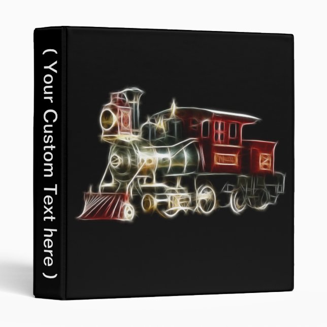 Classeur Moteur locomotif de train de vapeur (Devant/Côté)