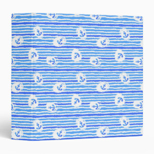 Classeur Motif 1 d'Ancre d'aquarelle