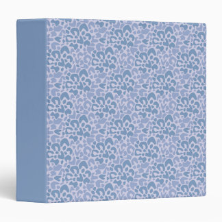 Classeur Motif abstrait tacheté gris et bleu
