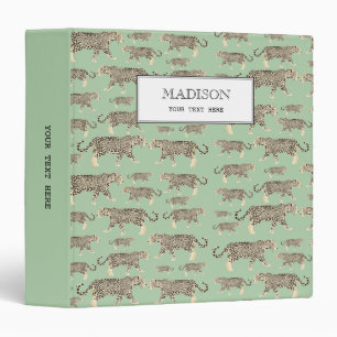Classeur Motif animal Jaguar Jungle personnalisé