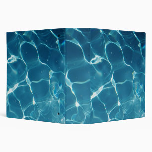 Classeur Motif aquatique Aqua Blue Pool