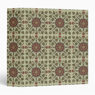 Classeur Motif artistique victorien Vintage Audsley Tudor R
