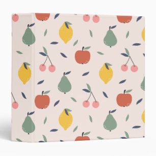 Classeur Motif aux fruits mignons