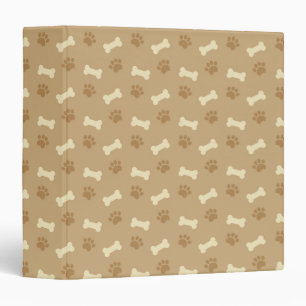 Classeur Motif Brown Empreinte de patte