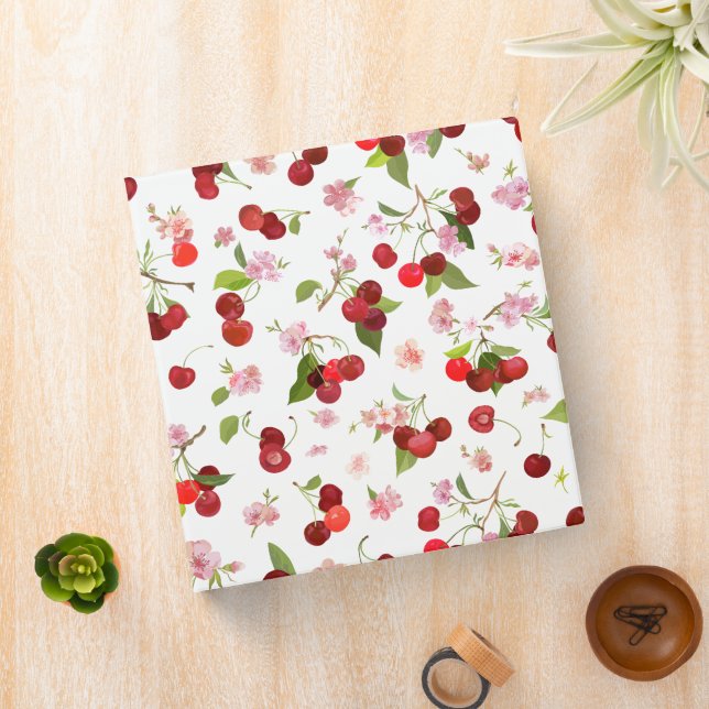 Classeur Motif cerise 1 (In Situ)