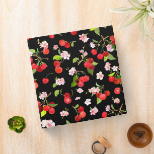 Classeur Motif cerise 2