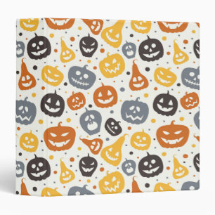 Classeur Motif coloré Jack-O'-Lantern