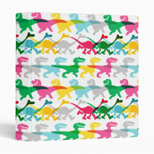 Classeur Motif couleur Dino