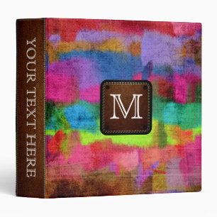 Classeur Motif d'aquarelle couleur Abstrait