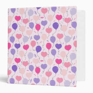 Classeur Motif de ballons roses