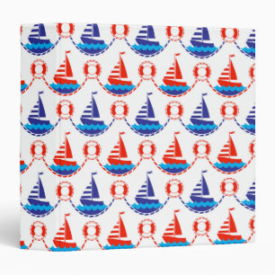 Classeur Motif de bateau à voile