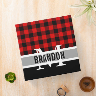 Classeur Motif de bison noir sur mesure
