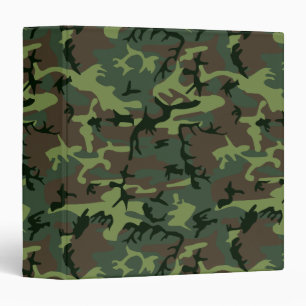 Classeur Motif de brun de vert de Camo de camouflage