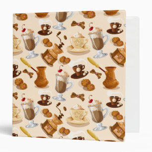 Classeur Motif de café et de biscuit