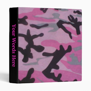 Classeur Motif de Camo rose