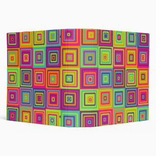 Classeur Motif de Carrés