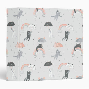 Classeur Motif de chats à plume
