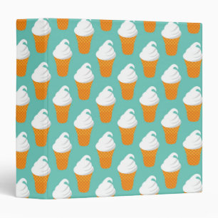 Classeur Motif de cône de glace à la vanille