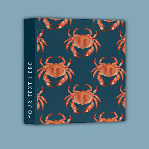 Classeur Motif de crabe côtier