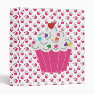 Classeur Motif de cueillette de coeur rose