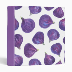 Classeur Motif de figues aquarelle